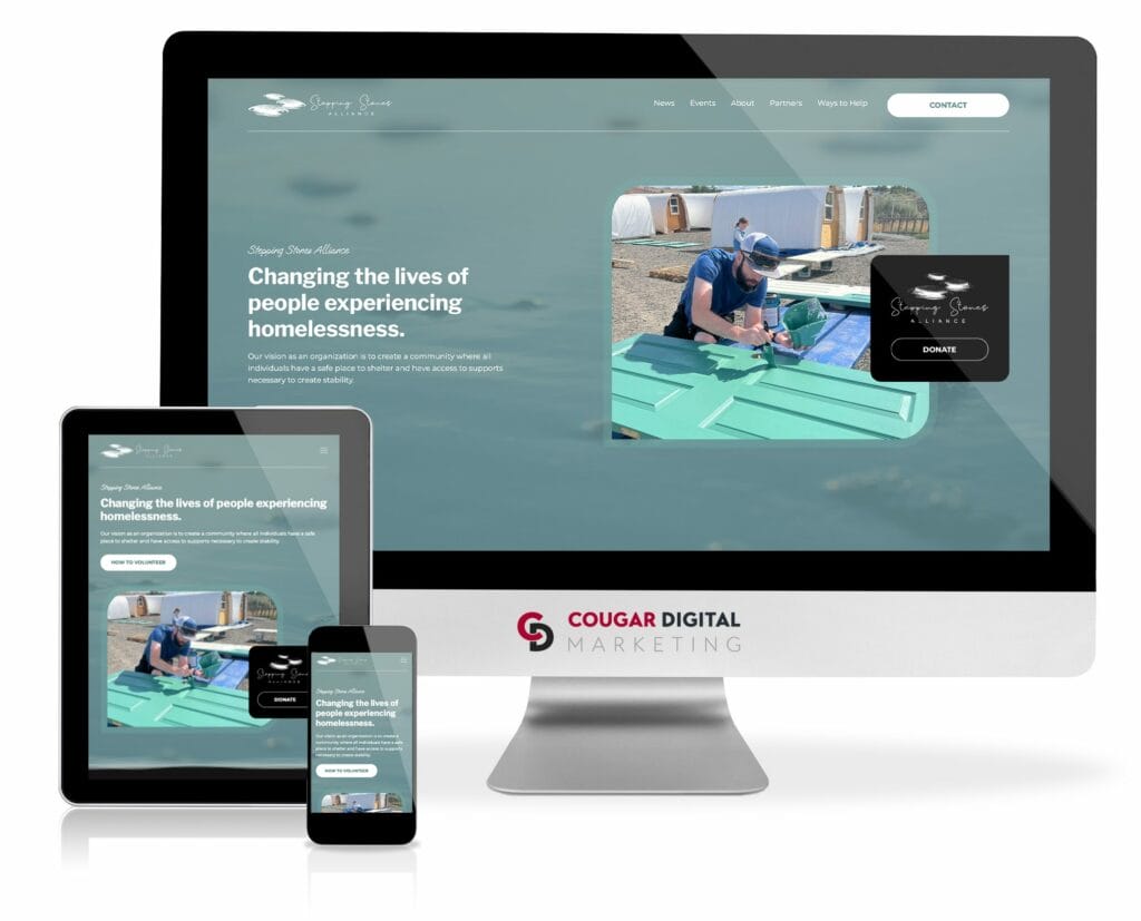 Stepping Stones Alliance website design