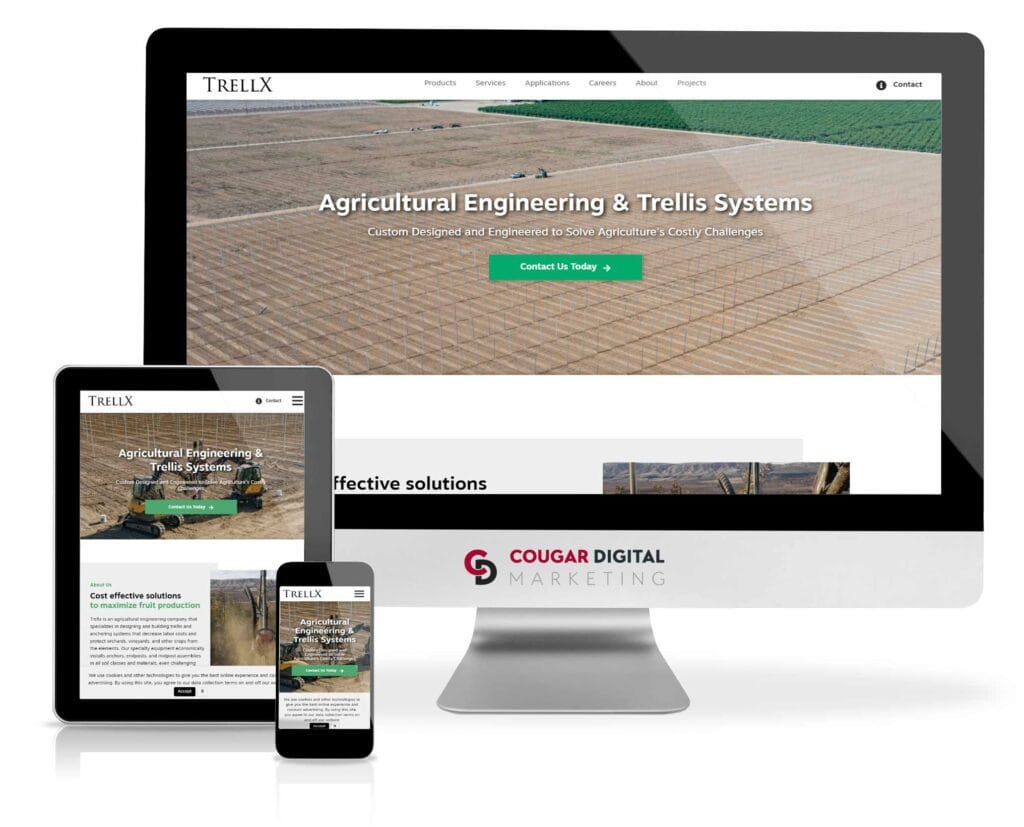 TrellX website design