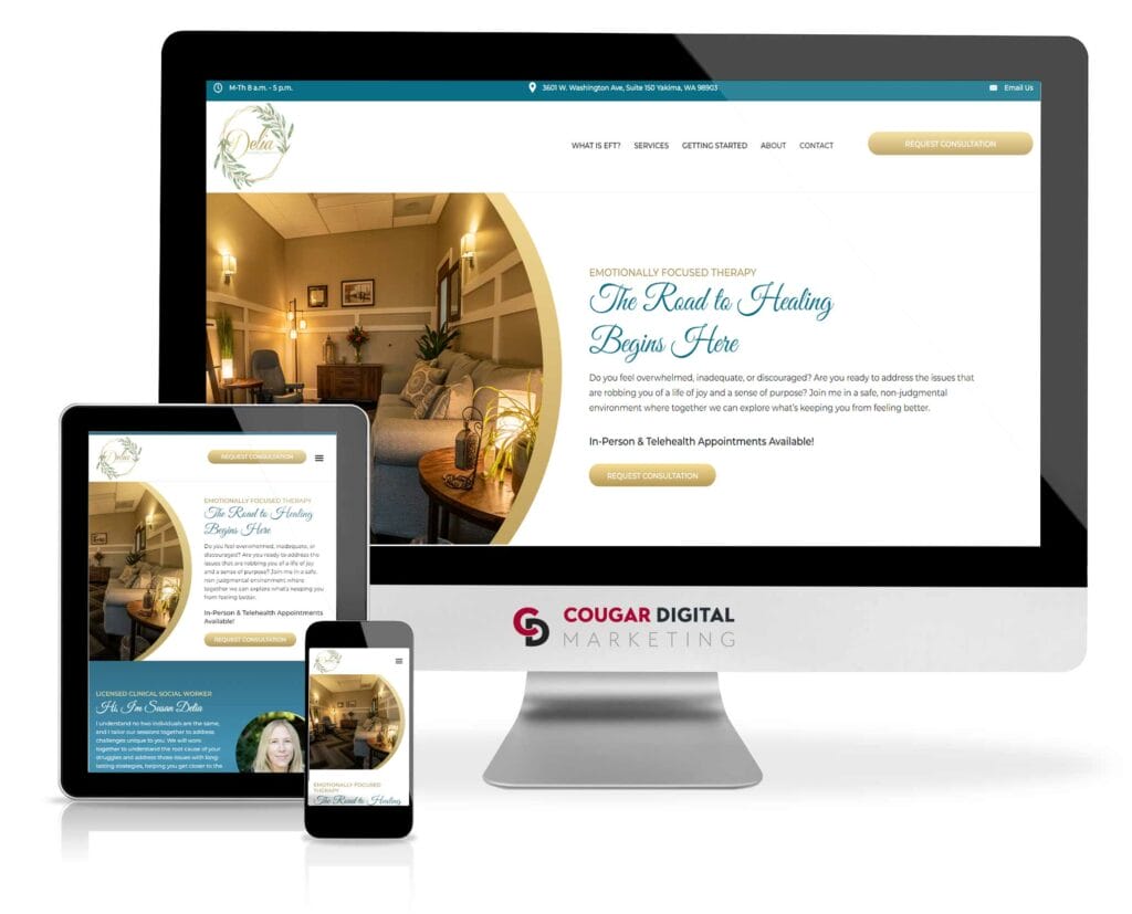 Delia Counseling Services website design