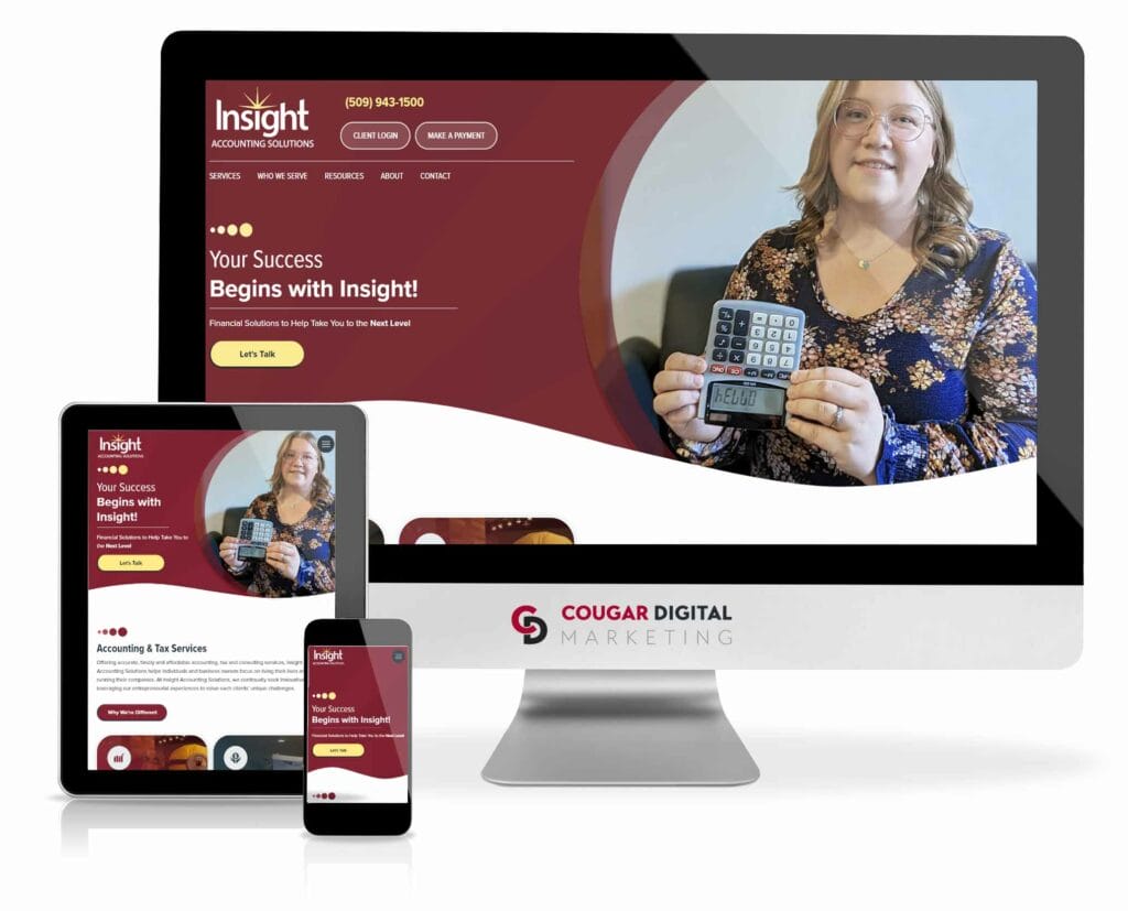 Insight Accounting website design