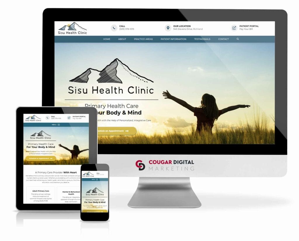 Sisu Health Clinic website design