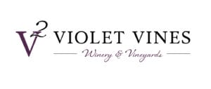 Violet Vines Winery and Vineyards logo.