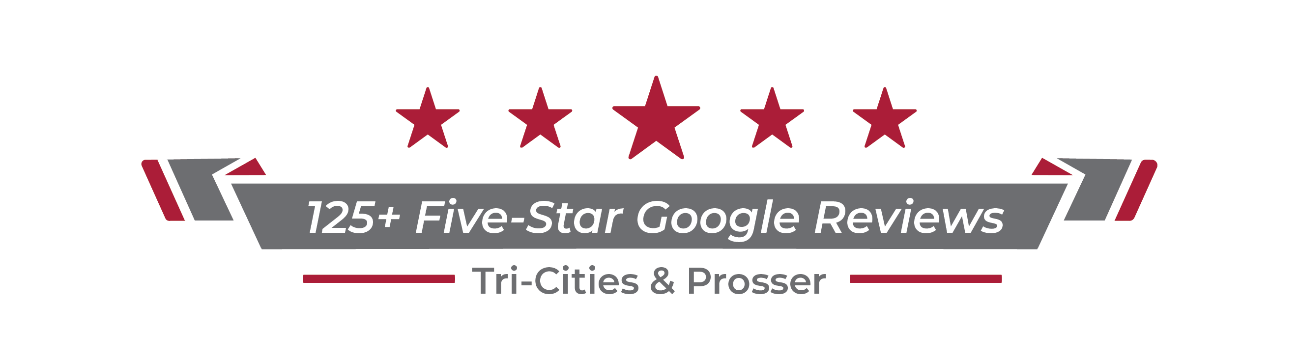125+ five-star reviews, Tri-Cities and Prosser